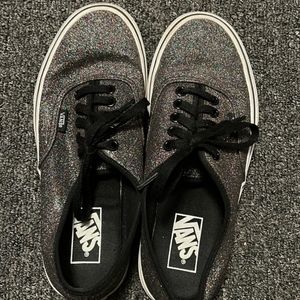 Sparkly glittery vans sneakers